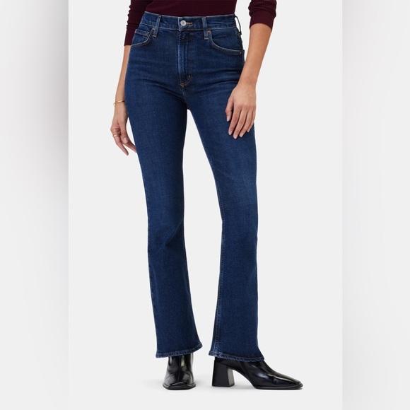 AGOLDE Nico Boot High Rise Slim Women’s Denim Jeans in Song - Size 32 - Picture 8 of 8